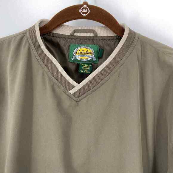 Cabela’s Women's Windcrest Jacket Size L Army Olive Green Pullover Lined - Picture 2 of 13